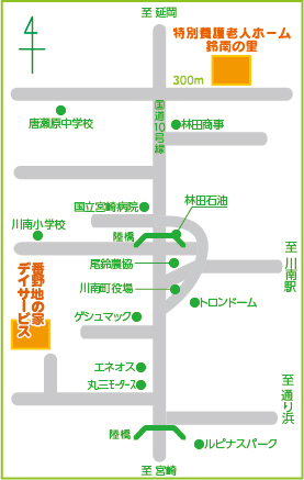 鈴南の里の地図